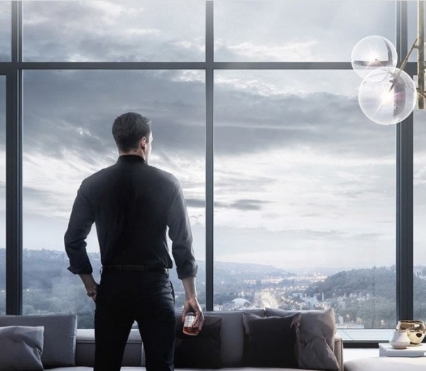 Giấy decal dán kính 1 chiều chống nhìn cho cửa 2