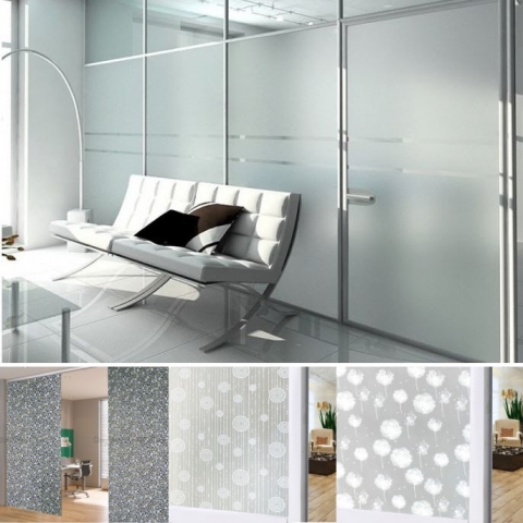 Giấy decal dán kính cửa ra vào đẹp giá rẻ TPHCM 1