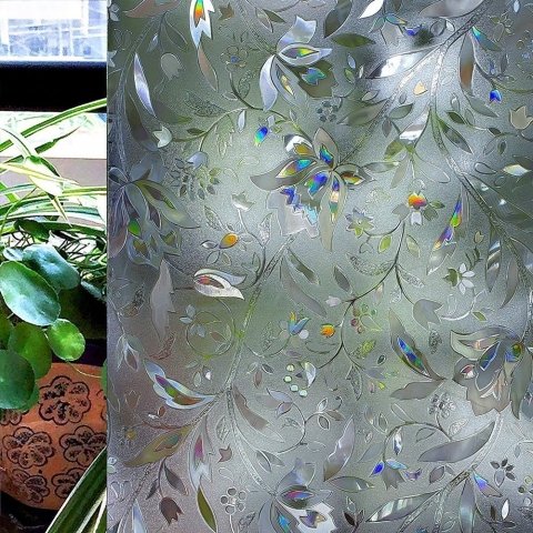 Giấy decal dán kính 3d họa tiết đặc sắc đẹp 1