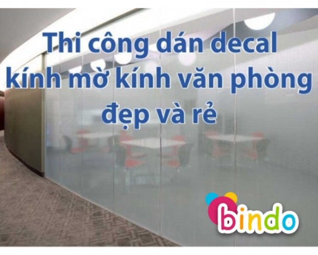 Decal dán kính mờ văn phòng 7