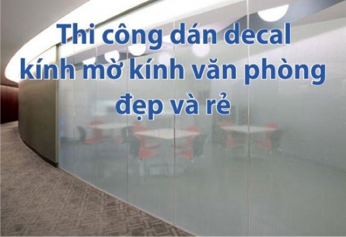 Thi công dán decal  kính 5