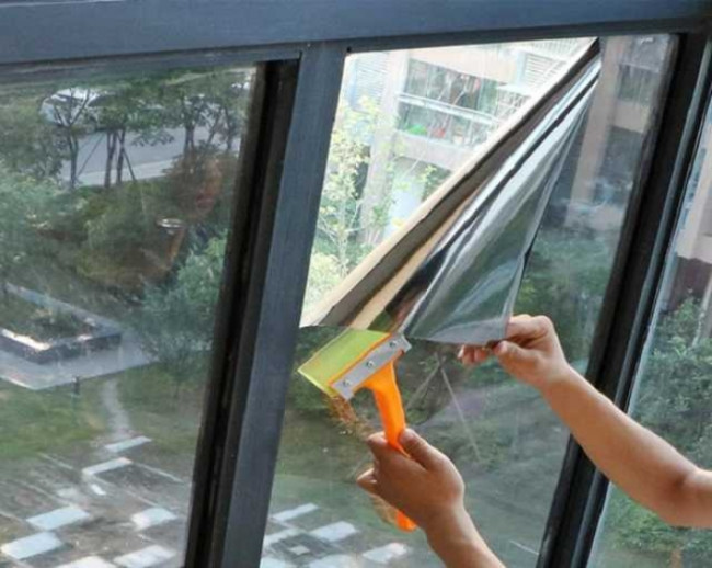 Giấy decal dán kính chống nắng 8