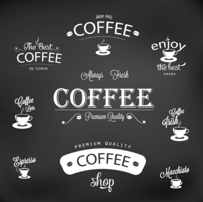 Decal dán kính quán cafe 4