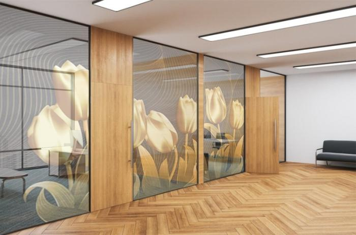 Decal dán kính quán cafe 9