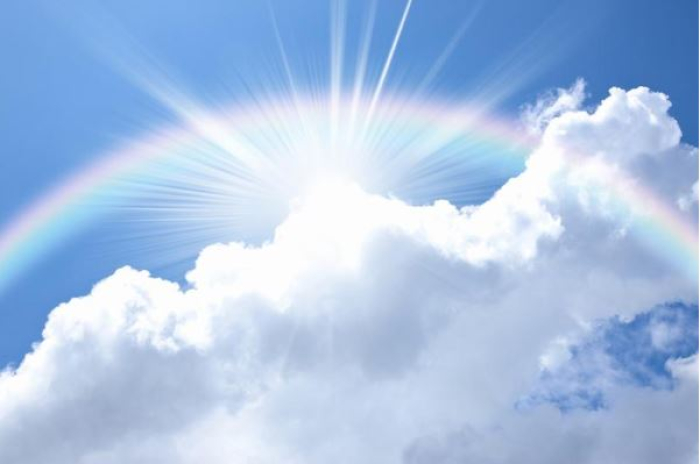 Tranh dán tường 3D bầu trời 13