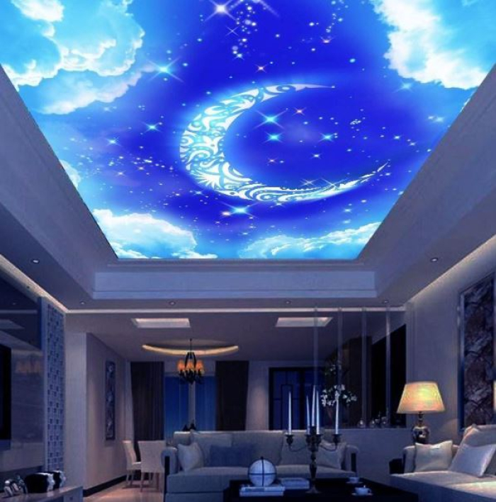 Tranh dán tường 3D bầu trời 15