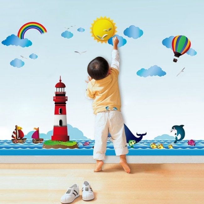 Điều gì cần lưu ý gì khi mua decal dán tường cho bé 2