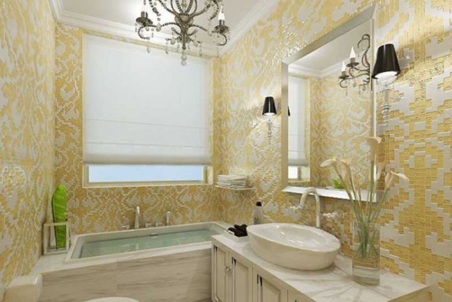 Những hiểu biết thêm về giấy dán tường trong phòng tắm 2