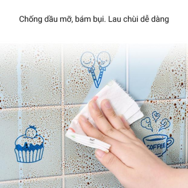 Giấy dán bếp tráng nhôm cách nhiệt 5