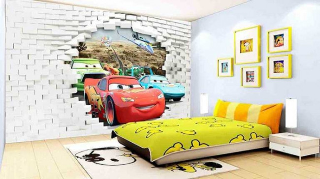 Tranh dán tường phòng ngủ bé trai, bé gái đẹp giá rẻ TPHCM 6