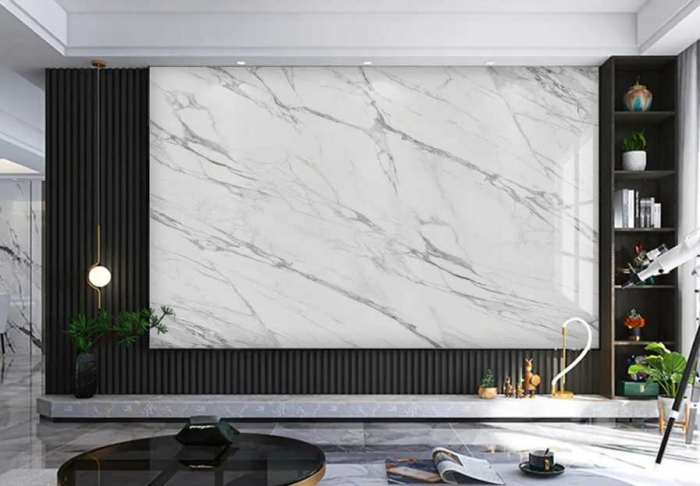 Tranh dán tường giả đá cẩm thạch 3D giá rẻ đẹp TPHCM 3