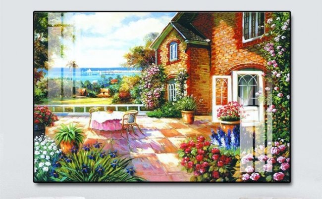 Tranh dán tường phong cảnh châu âu hơn 1000+ mẫu đẹp giá rẻ 1