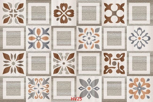 Tranh dán tường hoa văn gạch bông trắng, đen, đủ màu giá rẻ đẹp tại TPHCM 2