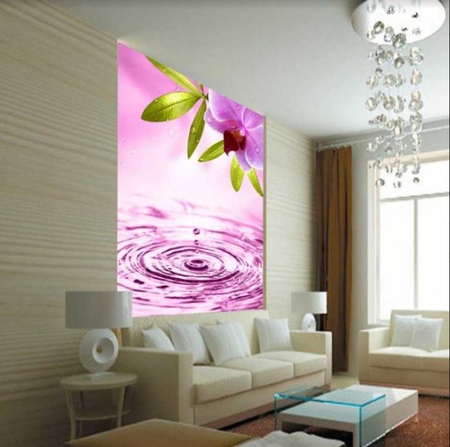 Tranh dán tường hoa lá khổ lớn giá rẻ đẹp TPHCM 8