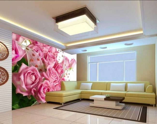 Tranh dán tường hoa lá khổ lớn giá rẻ đẹp TPHCM 11