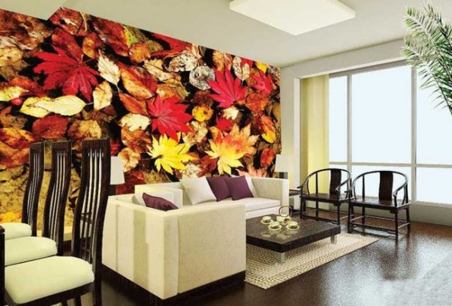 Tranh dán tường hoa lá khổ lớn giá rẻ đẹp TPHCM 12