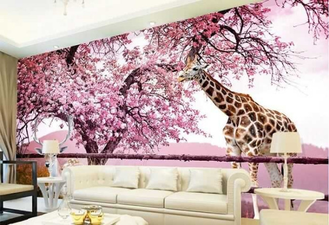 Tranh phong cảnh thiên niên núi rừng đẹp dán tường 4