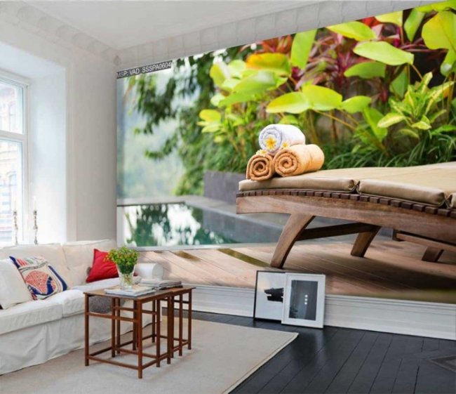 Tranh dán tường spa: In thiết kế thi công theo yêu cầu TPHCM 2