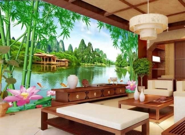 Tranh dán tường spa: In thiết kế thi công theo yêu cầu TPHCM 4