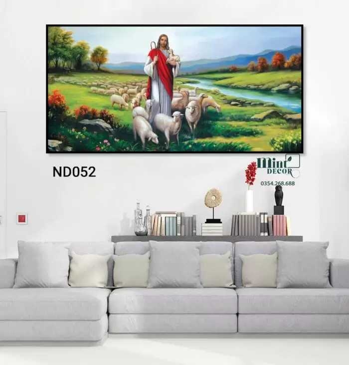 Tranh công giáo: In và thi công dán tường tận nơi tại TPHCM 3