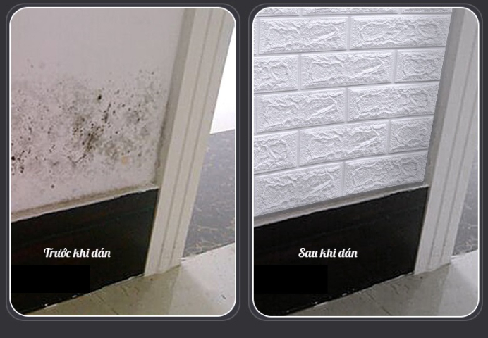 Xốp dán tường dán trên bề mặt nào 4