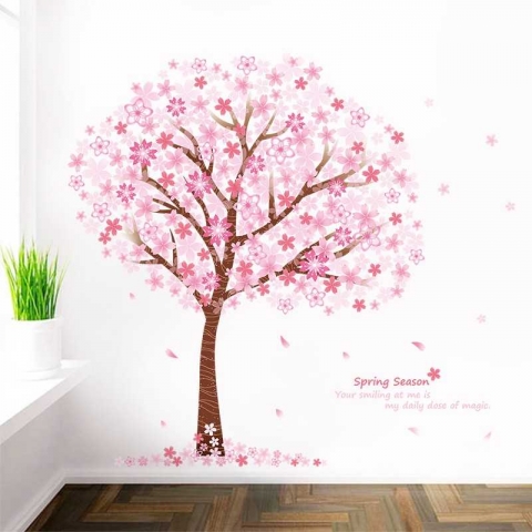Lợi ích khi sử dụng giấy dán tường hoa anh đào 1