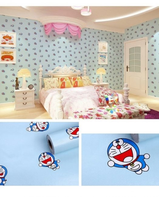 Mẫu giấy dán tường 3d cho bé gái đẹp nhất hiện nay 1