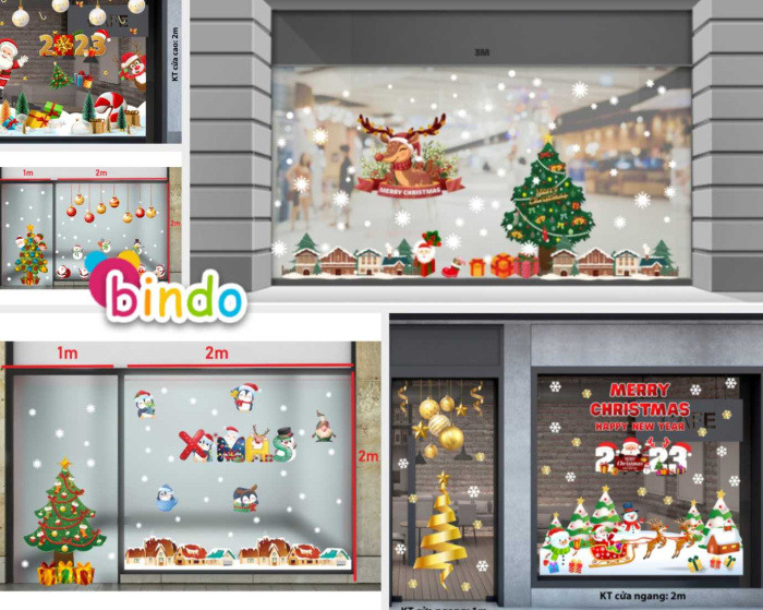 Trang trí noel cửa hàng độc lạ năm 2024 6