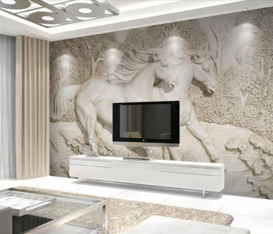 Tìm hiểu tranh dán tường 3d phong cảnh thiên nhiên 1