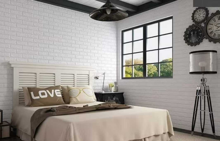 Xốp dán tường phòng ngủ 9