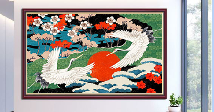 Tranh phong thủy cho người mệnh Thủy 11