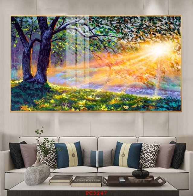 Mẫu tranh vẽ phong cảnh mùa thu đẹp 5