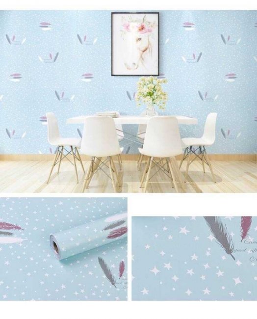 Những điều nên biết về giấy dán tường màu xanh 3