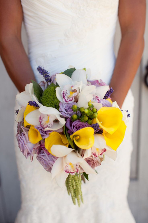 Bó hoa cưới đẹp mê hồn bằng Hoa Lavender 5