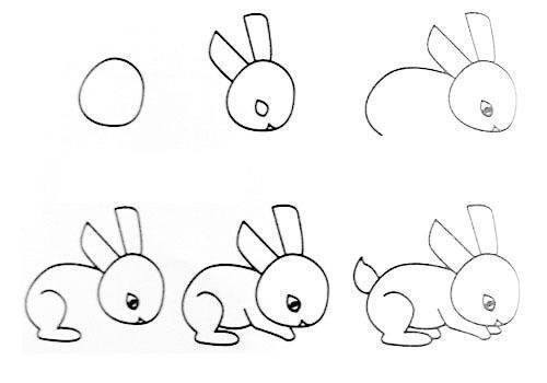 Cách vẽ nhiều loài vật giản dị và đơn giản cute mang lại nhỏ nhắn tô color 21