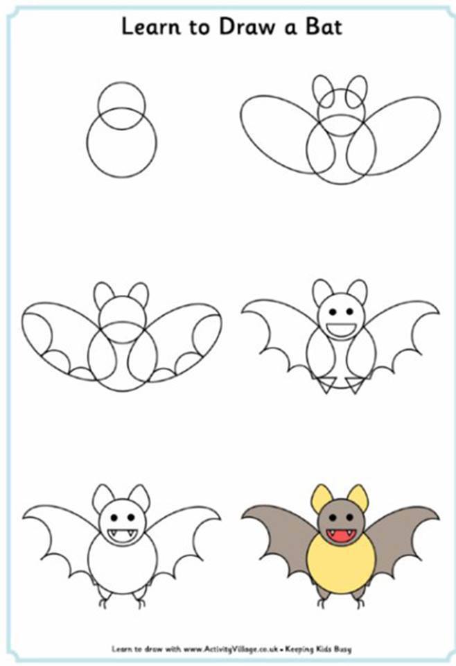 Cách vẽ nhiều con vật đơn giản dễ thương cho bé tô màu 31