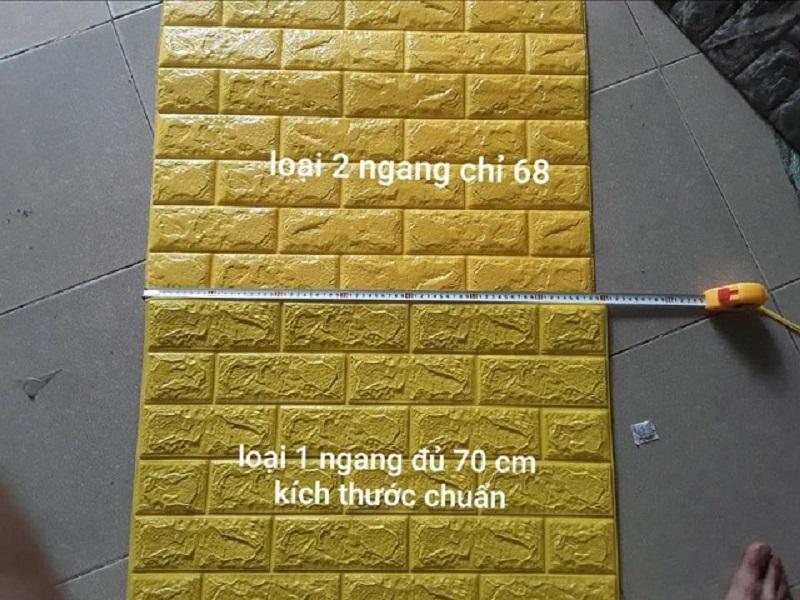 Cách để bạn phân biệt xốp dán tường thật và kém chất lượng