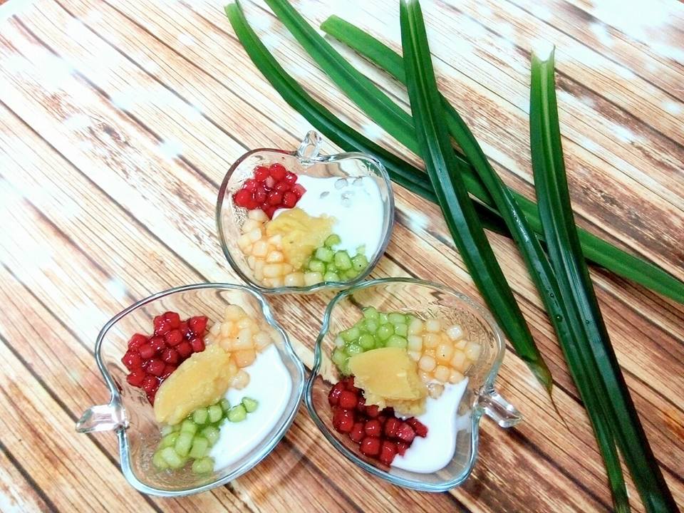 Gợi ý nấu chè đậu xanh hạt lựu đơn giản tại nhà