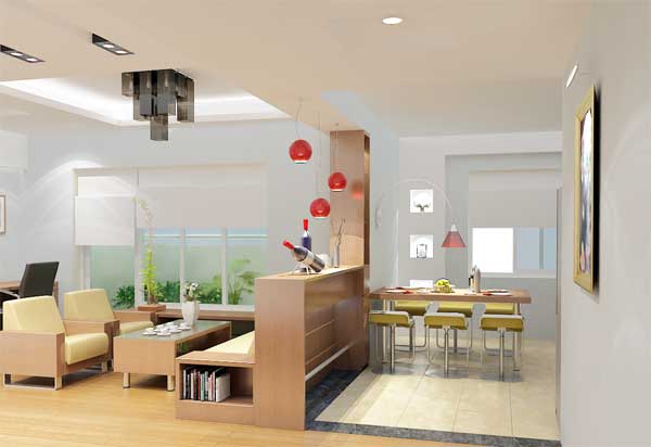 Gợi ý thiết kế phòng khách trong căn hộ chung cư