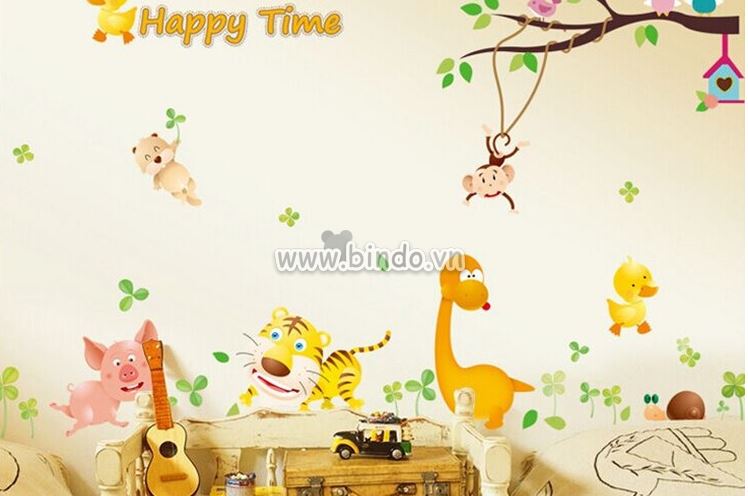 Mẫu giấy dán tường cho năm học mới