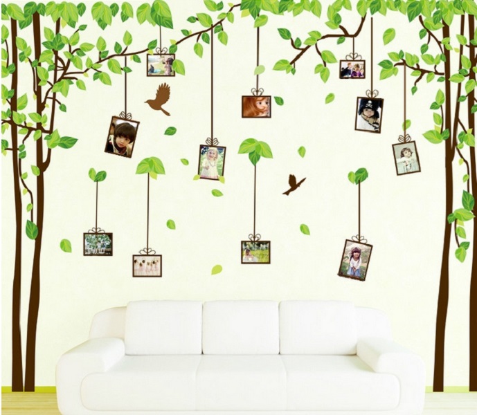 Mẫu giấy dán tường cho người mệnh Thủy