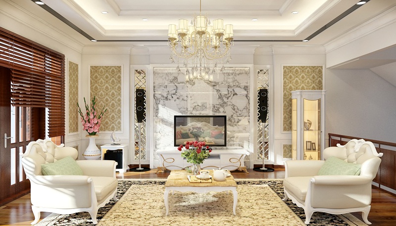 Mẫu giấy dán tường cổ điển Châu Âu đang thịnh hành hiện nay