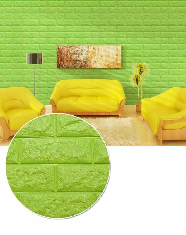 Mẫu xốp dán tường thiết kế lạ cho phòng khách