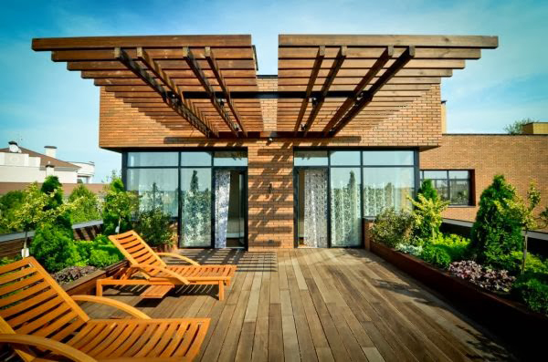 Sàn nhựa giả gỗ ngoài trời nâng nét đẹp phóng khoáng, hiện đại