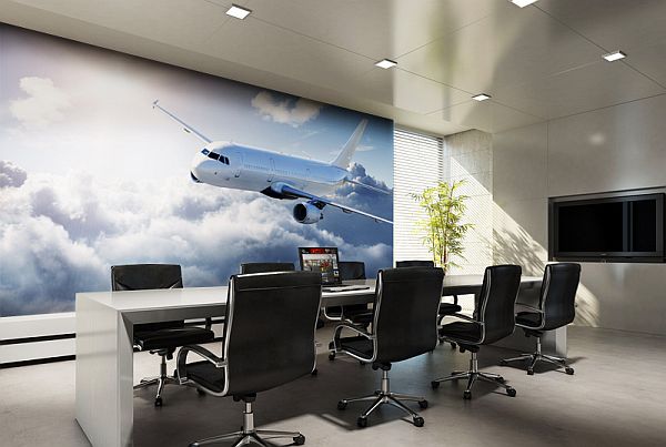 Tham khảo mẫu giấy dán tường hiện đại dành cho phòng họp