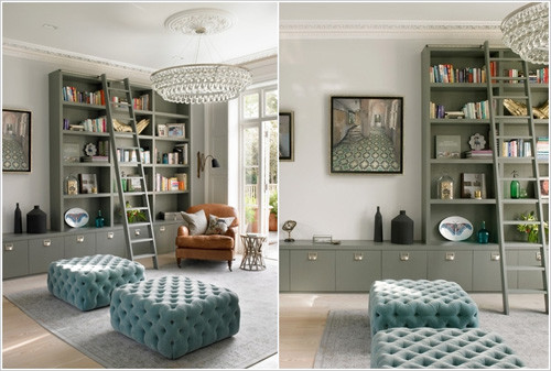 Thiết kế phòng khách độc đáo không cần ghế sofa