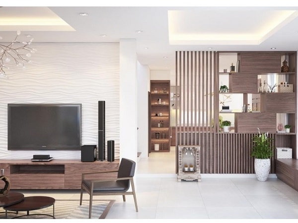 Tổng hợp những mẫu vách ngăn phòng khách đẹp được ưa chuộng