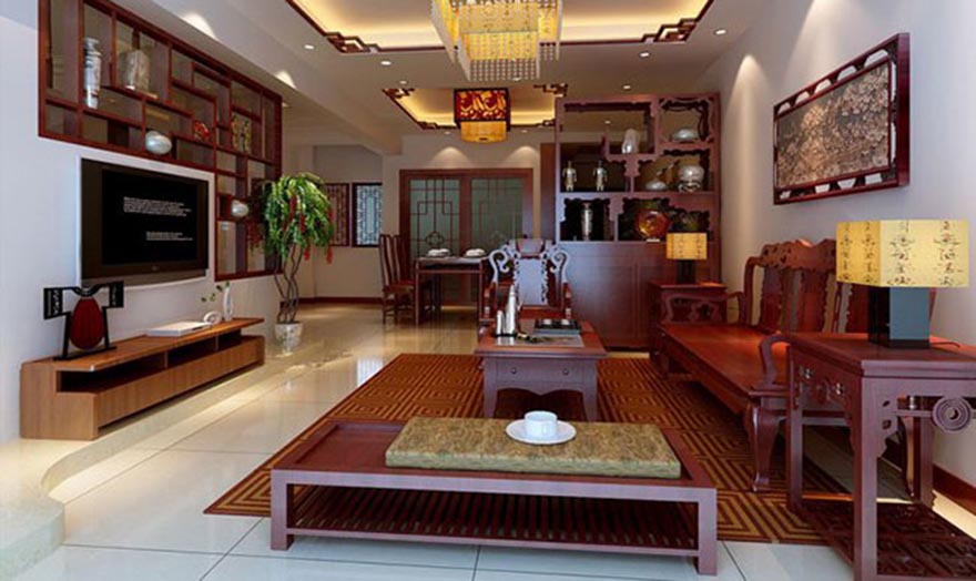 Trang trí phòng khách ở nông thôn đơn giản mà vẫn đẹp