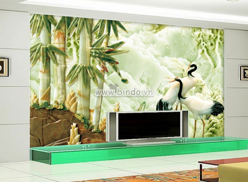 Tranh dán tường giả ngọc 3d và nguyên tắc cần lưu ý khi sử dụng