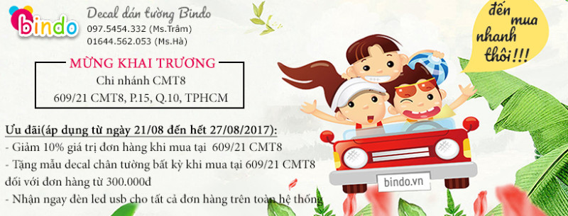 TƯNG BỪNG KHAI TRƯƠNG - KHUYỄN MÃI CỰC KHỦNG 